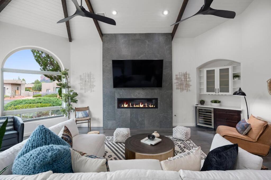 Amazing Luxury Home With Hot Tub & Views Sedona Buitenkant foto